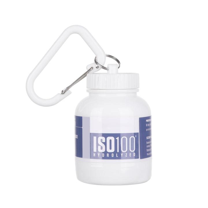 LANSEL 100ML Mini Protein Powder Bottle Portable Keychain Outdoor Tools/Multicolor
