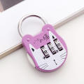 Lock Handbag Safe Lock Locker Combination Lock Secure Luggage Lock Cute Cat Code Lock Mini Travel Padlock. 