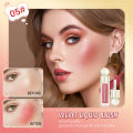 Lakerain 5 colors Makeup Liquid Blush Waterproof Sweatproof Not Fade Natural Cheek Tint Creamy Velvet Matte Blush. 