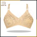 BIN-B Chikan Embroidery Cotton Bra | Brazzer For Girl | Non-Padded Cotton Bra For Girls Womens | Trendy Comfortable Smooth and Durable Bra For All Seasons. 