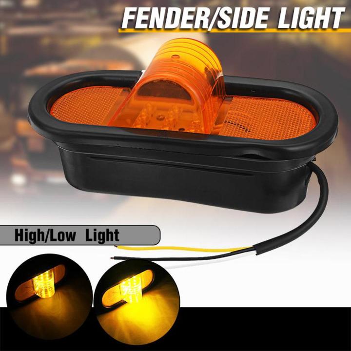 Side Led Light Yellow 24V LED Light Yellow Clearance Truck Side Marker Light Width Indicator ...
