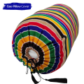 Relaxsit Round Pillow side Pillow Gao pillow traditional side cushion ideal for floor sittings made with Acrylic & polyester weaved Inclusive of polyester filling  covers or with inserts both listed - gol takiya ( size 12" H x 24"W). 