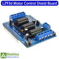 L293D Motor Drive Shield dual for arduino Duemilanove, Motor drive expansion board motor control shield by Electrica. 
