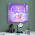 Cartoon BTS Bangtan KPOP BT21 Posters Kawaii Cute Anime Canvas Painting Wall Art Prints Living Room Decor Mural Home Decor. 