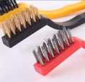 Pack of 3 stove cleaning brush Mini Wire Brush Cleaning Tool Kit Brass, Nylon, Stainless Steel Bristles. 