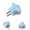 3 Way Switch 220V Multi Switch 1 To 3 Power Plug Switch Socket Round Pins Electric Plug 3 In 1 Plug Plastic EU Plug 3 in 1 Multi Shoe Multi Plug Socket Switch Travel adapter. 