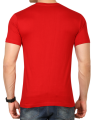 Red Cotton Half Sleeve Tshirt. 