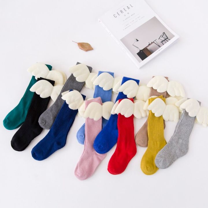 Girls%20Red%20Color%20Fashion%20Angel%20Wing%20Socks%20for%204%20to%206%20Year%20-%20Image%209