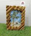 Traditional Wooden Frame Hanging Picture Frame & Bamboo Fame Table Photo Frame - 687. 