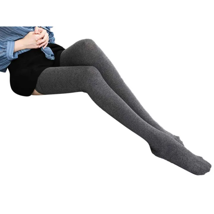 Women%20Thigh%20High%20Socks%20Winter%20Warm%20Over%20Knee%20High%20Stockings%20Cotton%20Boot%20Stockings%20-%20Image%203