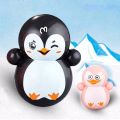 For Children Gift Cartoon Educational Toys Car Interior Decoration Relieve Stress Desktop Decompression Penguin Tumbler Snowman Tumbler Mini Tumbler Christmas Ornaments. 
