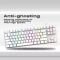 GameStop GS200 FPS Sniper ARGB Mechanical Gaming Keyboard - White. 