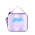 Reusable Lunch Bag Kids Picnic Lunch Kit Rainbow Lunch Box Insulated Lunch Box Girls Lunch Bag Colorful Lunch Tote. 