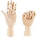 Wooden Hand Manikin Jointed Articulated Flexible Fingers Hand Mannequin f7 inchesor Art Drawing, Display - 12 inches. 