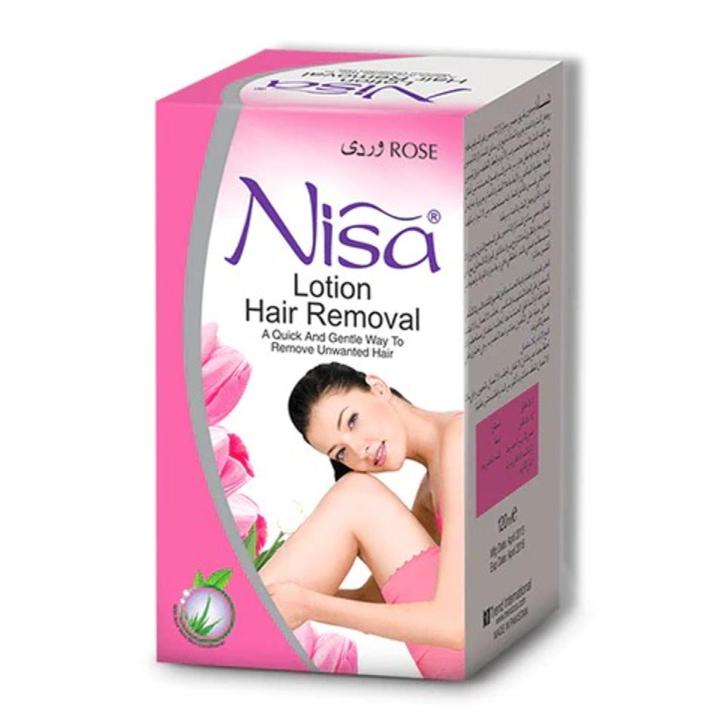 Nisa Hair Removal Lotion Rose 40ml Jar