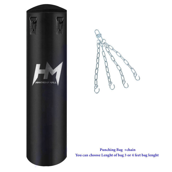 Boxing Bag Punching Kick Bags Sand Bag MMA Kick combative techniques Sandbag |Boxing Kicking Hitting Fighting Punching Bag for Mens and Women