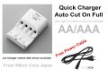 NIKON MH-73 BATTERY CHARGER (L830) For AA AAA Tubro Fast For Camera Flash Toys. 