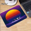 Maiya Funny Neon Retrowave Synthwave Digital Art Laptop Computer Mousepad Smooth Writing Pad Desktops Mate Gaming Mouse Pad. 