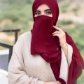 Luxury SET OF GEORGETTE HIJAB AND NAKAB PATTI in PASTEL FAWN COLOR MATCHING CHIFFON SCARVES AND NIKAB  for women/girls free size premiun style  breathable light weight DORI NAQAB multi color shiffun stoles modest wear stallers in best quality. 
