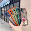 chenyyka For Infinix Note 7 Case Frosted Transparent Hard Phone Case Cartoon Cute Bady Side Edge Casing Full Cover Camera Silicone Softcase Pattern Shockproof Protection Cases. 