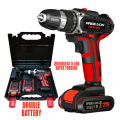 PRIDE LION Lithium Cordless Drill & Screwdriver 21V - Double Battery - Two Speed Brush less Motor. 