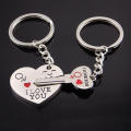 Key of Heart Keychain Romantic I Love you Key chain. 