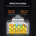 UGREEN RJ45 Connector 50pcs/100pcs CAT6 RJ45 Gold-plated Ethernet Cable Crimp Connectors for UTP Network Cable. 