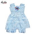 Hashtag outfit Cotton Frock For kids and Baby Girls - Floral printed baby frocks with matching shorts- Summer cotton frocks for girl. 