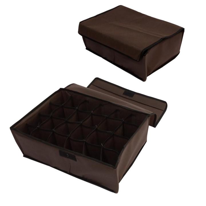 Underwear Socks Organizer Bra Organizer Non-Woven Fabrics Storage Drawer Closet Organize Box 24