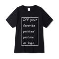Custom T-Shirts For Mens With Personalized Add Your Name Front/Back Print. 