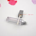Square Lip Gloss Tubes Empty Lip Gloss Bottle with LED Light Mirror Cosmetic Lip Balm Containers Makeup Tools 7ml. 