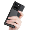PlusCase for Honor X7c 4G / 200 Smart 5G Case Air Cushion Hard Clear Shockproof Back Cover. 