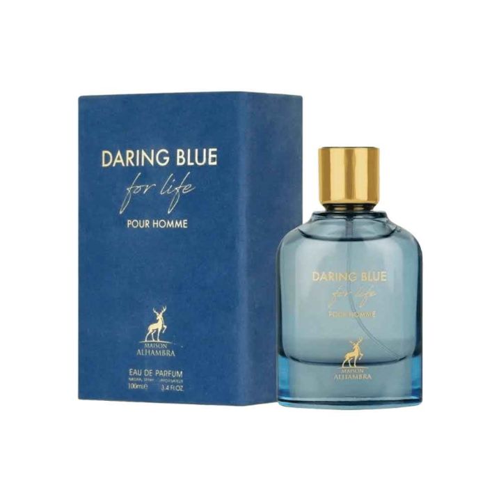 Daring Blue For Life EDP Perfume By Maison Alhambra Lattafa EDP 100ml