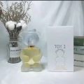 Teddy Bear Perfume Cute and Playful Bottle with Bear Head Lid, Floral and Fruity Fragrance, Made of Glass. 