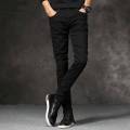 Mens Straight Black Jeans For Men. 