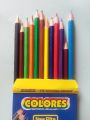 12 Pencil colors Full size china colors pack of 12's Color un breakable good quality. 