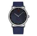TOMI Leather Strap Watches Luxury Men's Watches T-037 (Blue). 