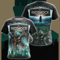 Summer BioShock T-shirts game 3D printed streetwear men women fashion oversized short sleeve t shirt kids tees tops man clothing. 