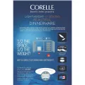 CORELLE 40-piece Dinner Set - Flower Hill. 