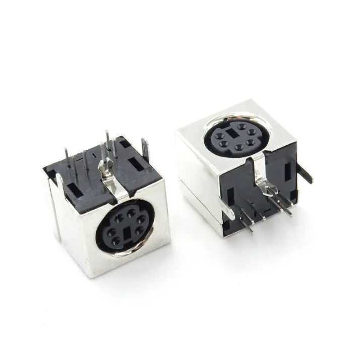 Ps2 Output Socket 5 Pcs PS2 Female Socket Jack Connector on Power Circuit Board Black 6 ...