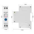 Circuit Breaker Smart WiFi Wireless Control Smart Circuit Breaker for Household Appliances Suitable for Smart Home 63A 80-300V. 
