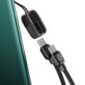 Zero® Voltix V-200 Power Bank 20000mAh 22.5W Fast Charging PowerBank | QC 3.0 Powerbank | USB-C Input/Output Powerbank  | Built-in Cable Powerbank | Aluminum Body Powerbank | Portable Powerbank  | Fast Charge Power Bank for Android & IOS. 