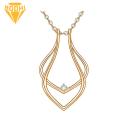 Alloy Necklace Adjustable Length Necklace Ring Holder Pendant Perfect Gift for Wife/girlfriend Southeast Asian Buyers' Favorite Pendant Necklace. 