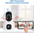 Dual Lens Wifi Camera | 4Mp + 4Mp Camera Wifi Smart Camera - CCTV Wifi  Camera | Home Security Camera - Smart Camera Wifi - CCTV Wifi - Security Camera For Home Wifi - Camera CCTV - Security Camera - Security Camera For Home - 360 Indoor Camera 1080p. 