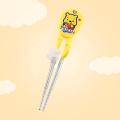 1 Pair Stainless Steel Cartoon Training Chopsticks Training Helper Chopsticks. 