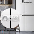 Baby Safety Transparent Refrigerator Freezer Latch Lock French Fridge Door Lock, Freezer Lock, Invisible Cupboard Locket - KiddieGuard. 