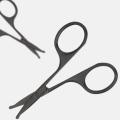 Professional Nose Hair Scissors - Beard Eyebrow Trimmer Scissors, Stainless Steel Facial Hair Beard Eyelashes Ear Hairs and Moustache Scissors Trimmer (Round Head), Professional Grooming Scissors for Personal Care Facial Hair Removal & Ear Nose For Men. 
