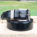 Double Sided Shining Dress Leather Belt For Men. 