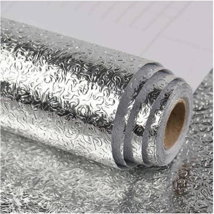 Kitchen Oil Proof Waterproof Sticker Aluminum Foil Kitchen Stove ...