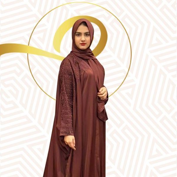 MAHOGANY Brown ABAYA | Posh n luxe